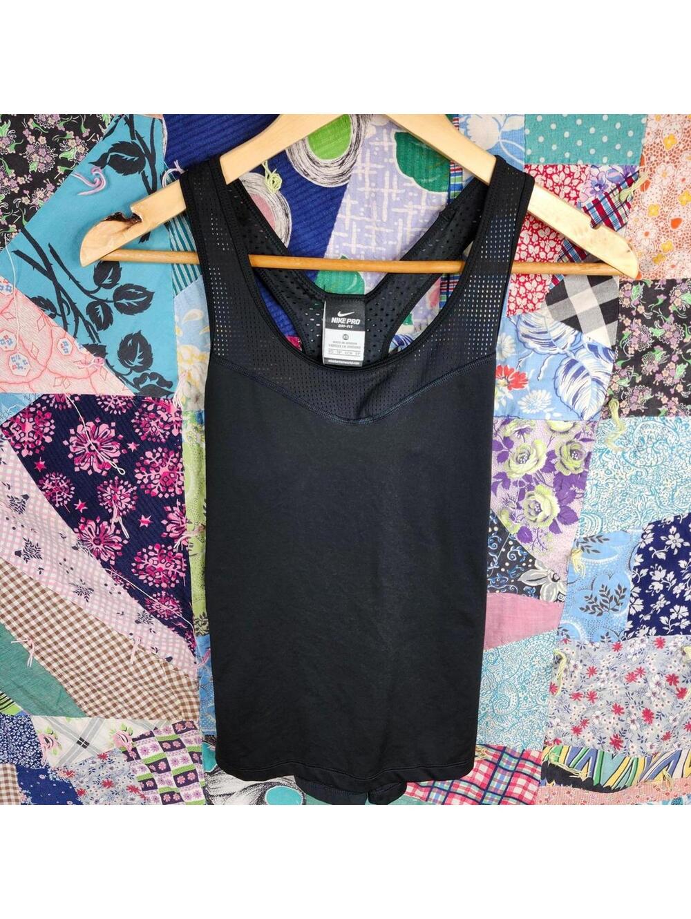 Nike Pro Black Racerback Athletic Tank Top